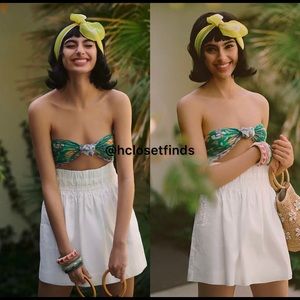 NWT Anthropologie Maeve Paperbag Skort